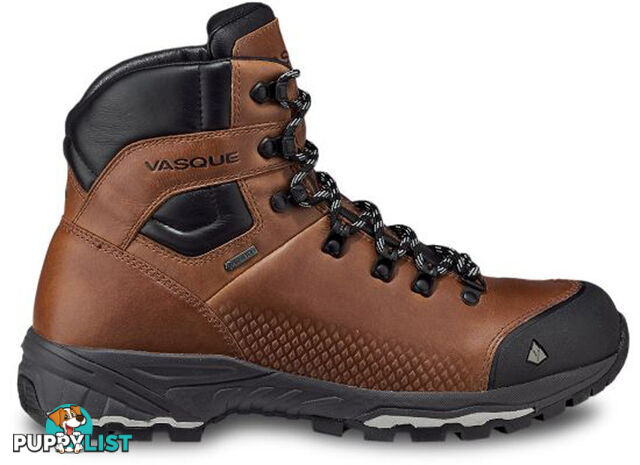 Vasque St Elias FG Goretex Wide Mens Waterproof Hiking Boots - Cognac - V7146W