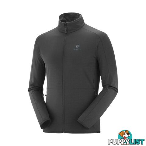 Salomon Outrack Full Zip Mid Mens Fleece Jacket - LC1369OUTFZMJKT