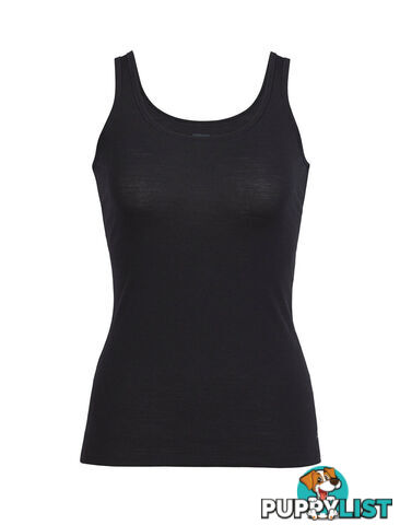 Icebreaker Siren Womens Merino Tank Top - Black - XS - 103213001XS