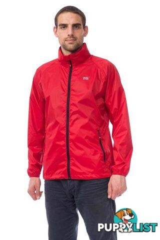 Mac In A Sac Origin Unisex Waterproof Packable Rain Jacket - Lava Red [Jacket Size: L] - MAC-JKT-LAVA-L