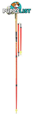 Leki Micro Trail Pro Trail Running Poles - Red - 130cm - 649-2585-130