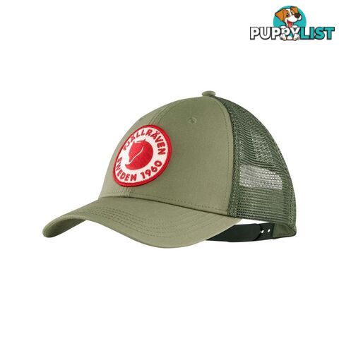 Fjallraven 1960 Logo Langtradarkeps Hat - Green - L/XL - CF78138620LXL