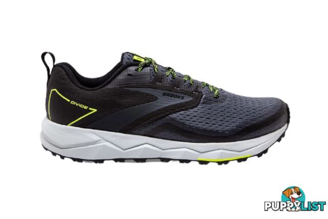 Brooks Divide 2 Mens Trail Running Shoes - Black/Ebony/Nightlife - 11.5US - 1103551D-029-115