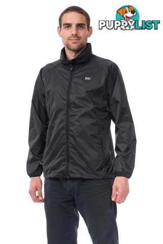 Mac In A Sac Origin Unisex Waterproof Packable Rain Jacket - Jet Black [Jacket Size: L] - MAC-JKT-JETBLACK-L