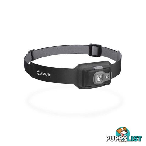 Biolite HeadLamp 200 No-Bounce Rechargeable Head Light - Midnight Grey - HPB0202