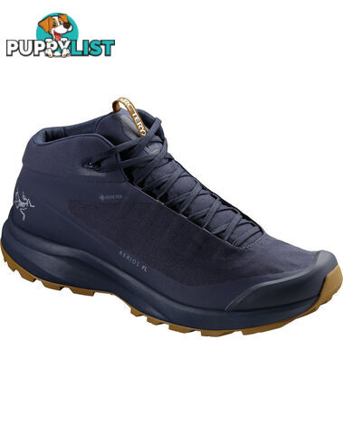 Arcteryx Aerios FL Mid GTX Mens Waterproof Hiking Shoes - Cobalt Moon/Yukon - 10US - 72956-95