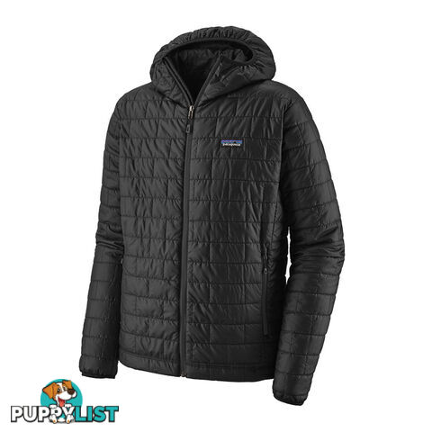 Patagonia Nano Puff Mens Insulated Hoody - Black - S - 84222-BLK-S