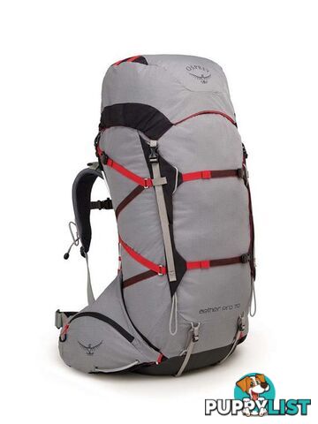 Osprey Aether Pro 70L Lightweight Hiking Backpack - Kepler Grey-L - OSP0712-KeplerGry-L