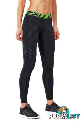 2XU Womens Refresh Recovery Tights - Black/Nero - WA4420b-BLK-NRO