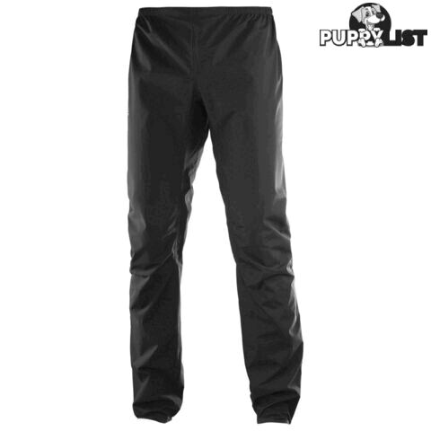 Salomon Bonatti Unisex Waterproof Pants - Black [Pant Size: M] - 393925-M