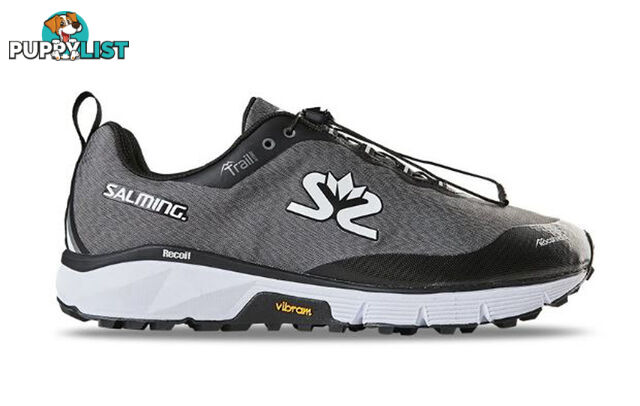 Salming Trail Hydro Mens Trail Running Shoes - Grey/Black - US11.5 - 1289085-1001-46