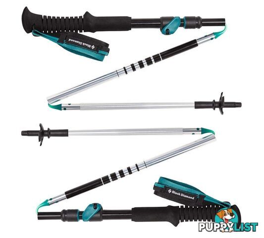 Black Diamond Womens Distance FLZ Lightweight Hiking Poles S18 - 110cm - BD11220700001101