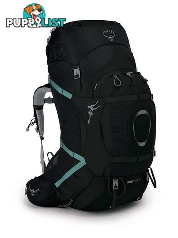 Osprey Ariel Plus 85L Womens Hiking Backpack - Black - XS/S - OSP0897-Black-XS-S