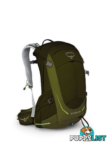 Osprey Stratos 24L Mens Hiking Daypack - Gator Green - OSP0611-Gator