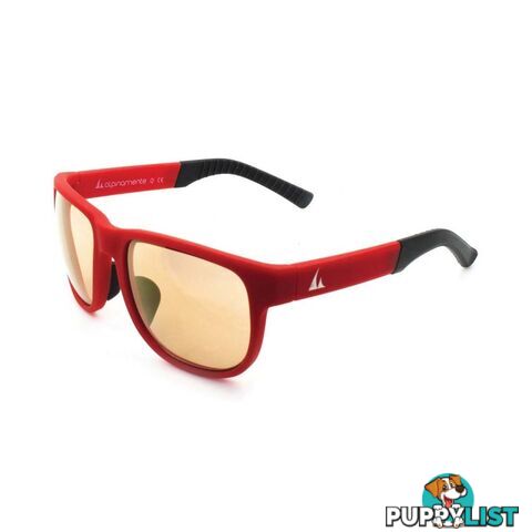 Alpinamente 2841M Photochromic Performance Sunglasses - Air Bronze/Sport Coating - Rubber Red - 284118AB