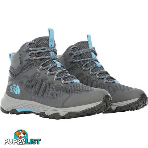 The North Face Ultra Fastpack IV Mid Futurelight Womens Hiking Boots - Zinc Grey/Caribbean Sea - 6- - NF0A46BVR47-06H