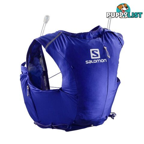 Salomon Adv Skin 8 Set Womens Lightweight Running Pack - Clematis Blue/Alloy - XS - LC1514000-XS