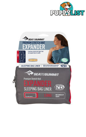 Sea to Summit Expander Sleeping Bag Liner - Long - Navy Blue - AEXPLONGNB