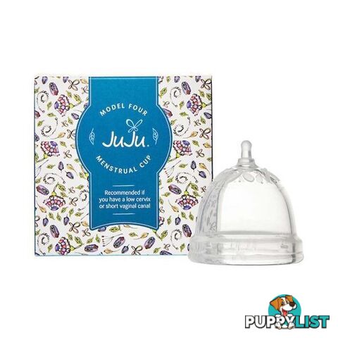 JuJu Menstrual Cup - Clear - Model 4 - M4-C