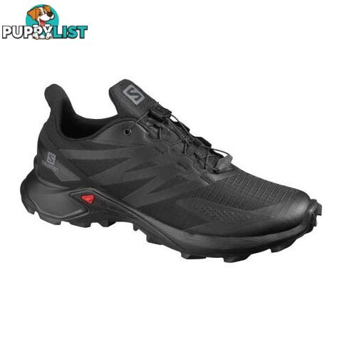 Salomon Supercross Blast Mens Trail Running Shoes - Black/Black - 411067