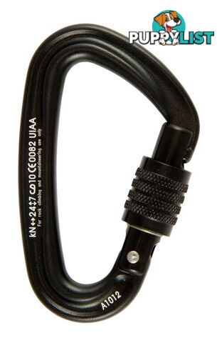 Metolius Bravo Screw Gate Carabiner - Black - MT-BRAVO1