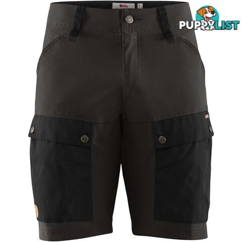 Fjallraven Keb Mens Shorts - Black-Stone Grey - CF80809