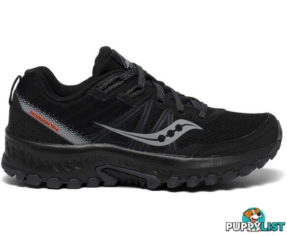 Saucony Excursion TR14 Womens Trail Running Shoes - Black/Charcoal - 9.5 - S10584-1-95