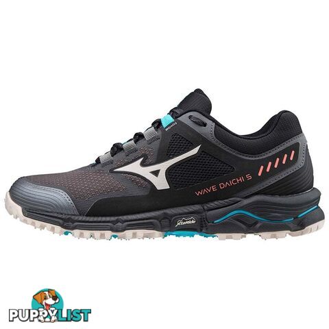 Mizuno Wave Daichi 5 Womens Trail Running Shoes - Magnet/Cloud Gray/Scuba Blue - 06+ - J1GK207154-06H