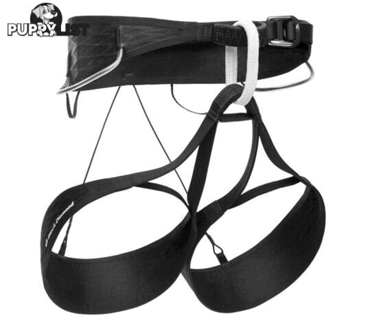 Black Diamond Airnet Mens Climbing Harness - Black/White - L - BD6511079086LG_1