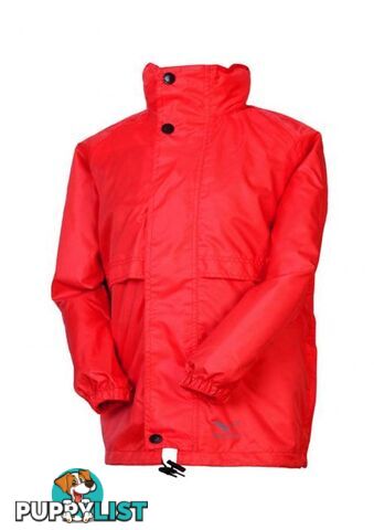 Rainbird Childrens Stowaway Waterproof Packable Rain Jacket - Red - L - K8004-7-RD-L