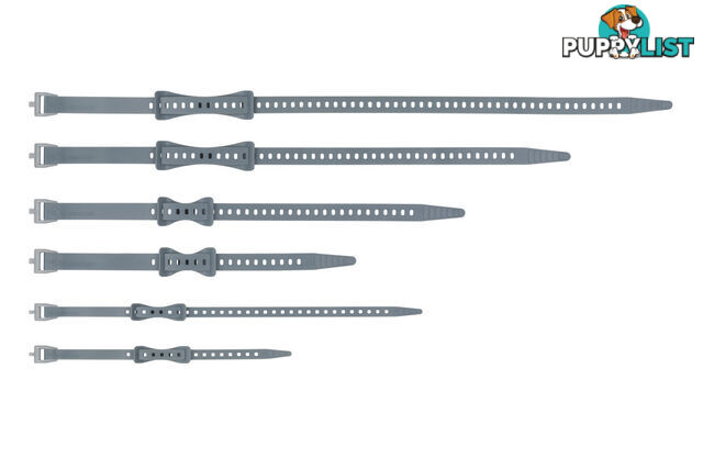 Sea To Summit Stretch-Loc TPU Straps - All Sizes - 20mm - 4pk - Dusk - ASLSTRP4PCKDSK