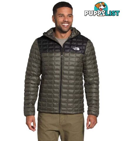 The North Face Thermoball Eco Mens Insulated Insulated Hoodie - New Taupe Green Matte/TNF Black Matte - XXL - NF0A3Y3MTZ1-X2L