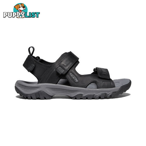 Keen Targhee III Open Toe Mens Hiking Sandals - Black Grey - US 8 - 1022422-8