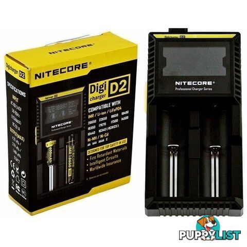 Nitecore D2 Digicharger 12/240v Battery charger - D2