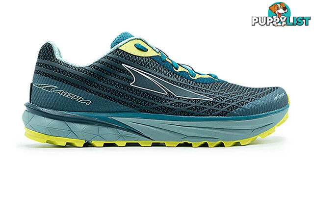 Altra Timp 2 Womens Trail Running Shoes - Teal/Lime - 10 - AL0A4QTP016-100