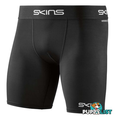 SKINS DNAmic Force Mens 1/2 Compression Tights - 25cm - Black - S - SWDF00011179001S