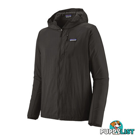 Patagonia Houdini Mens Lightweight Running Jacket - Black - S - 24142-BLK-S