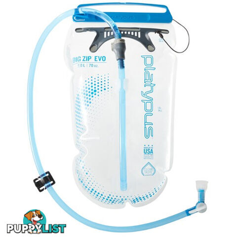 Platypus Big Zip EVO 2.0L Hydration Reservoir - Blue - M131-10858