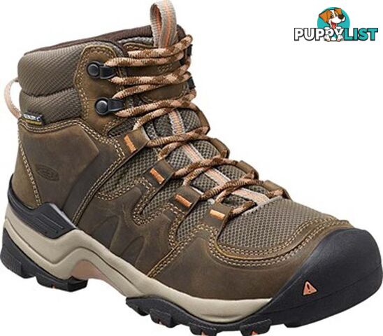 Keen Gypsum II Womens Waterproof  Mid Hiking Boots - Cornstock Gold Coral - 1015354