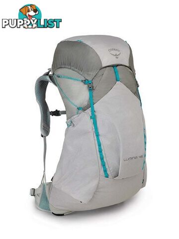 Osprey Lumina 45L Lightweight Backpack - Cyan Silver-M - OSP0731-CyanSilvr-M