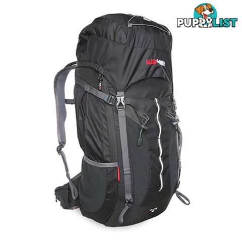 Black Wolf B-Lite 55L Hiking Rucksack - Black - 3240-Black