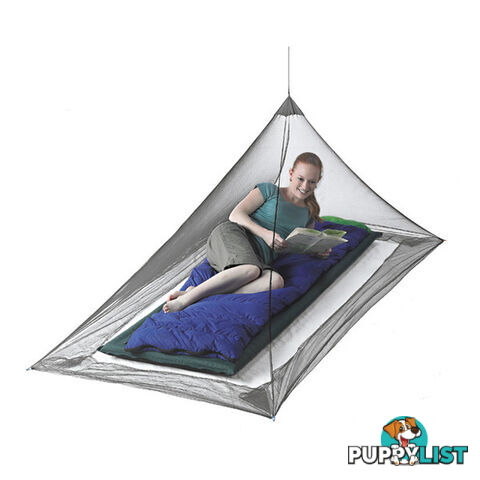 Sea To Summit Nano Single Mosquito Net - Permethrin Treatment - ANMOSSP