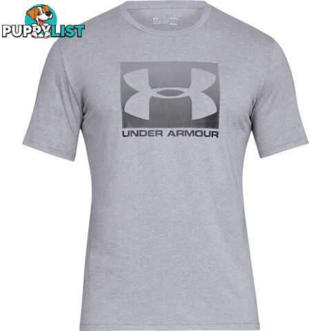 Under Armour Boxed Sportstyle Mens S/S T-Shirt - Grey - XL - 1329581-035-XL