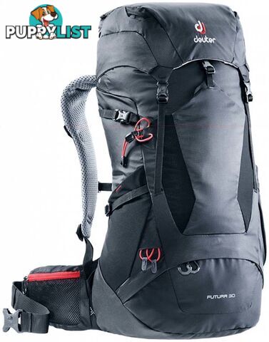 deuter Futura 30L Hiking Backpack - Black - 3400718-7000-0