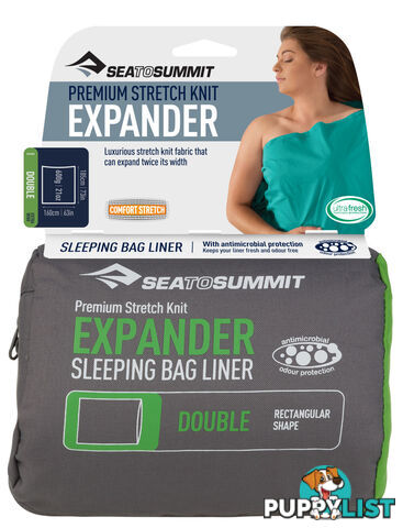 Sea To Summit Expander Liner - Navy - Double - AEXPDBLNB