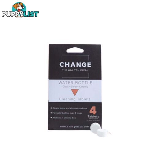 Change Water Bottle Cleaning Tablets - 4 Pack - BC4P001