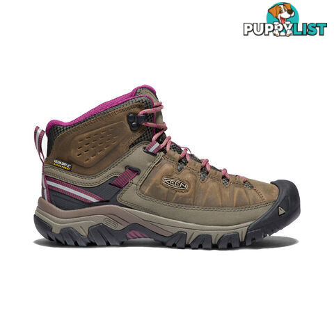 Keen Targhee III Mid WP Womens Waterproof Hiking Boots - Weiss Boysenberry - US 9 - 1018178-9