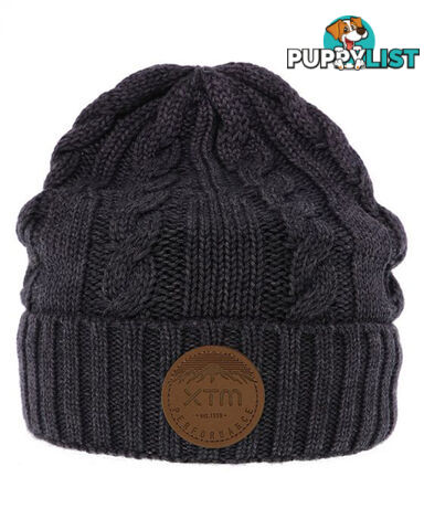 XTM Fall Line Merino Wool Beanie - Dark Grey Marle - MU032-DGY