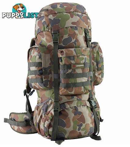 Caribee Platoon 70L Auscam Camo Hiking Rucksack - 6942