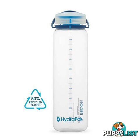 Hydrapak Recon Water Bottle - 1L - Blue - HYD-BR02HP